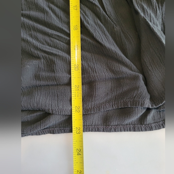 Vintage Old Navy 100% Rayon Black Crepe Women's Blouse Size Large - Picture 7 of 10